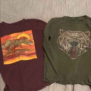 Gap Dinosaur and Bear Graphic Shirts